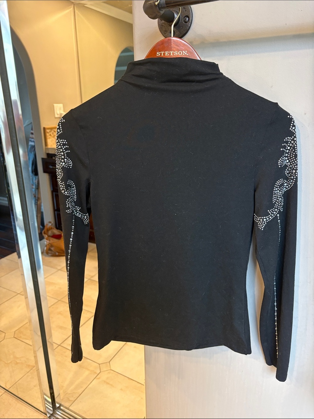 Black bling top - Picture 3 of 5